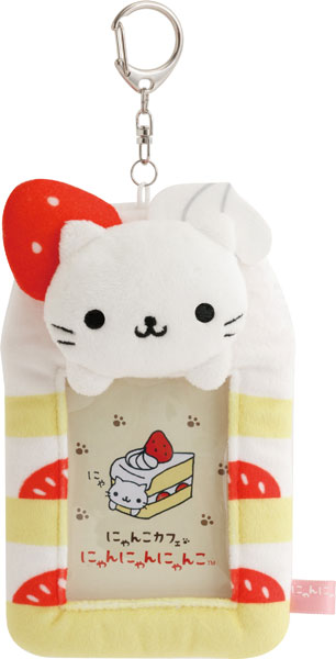 AB50102 にゃんにゃんにゃんこ ぬいぐるみフォトキーホルダー