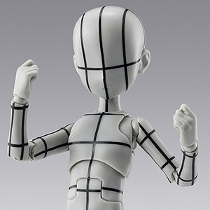 S.H.Figuarts ボディくん -杉森建- Edition-ワイヤーフレーム-(Gray Color Ver.)