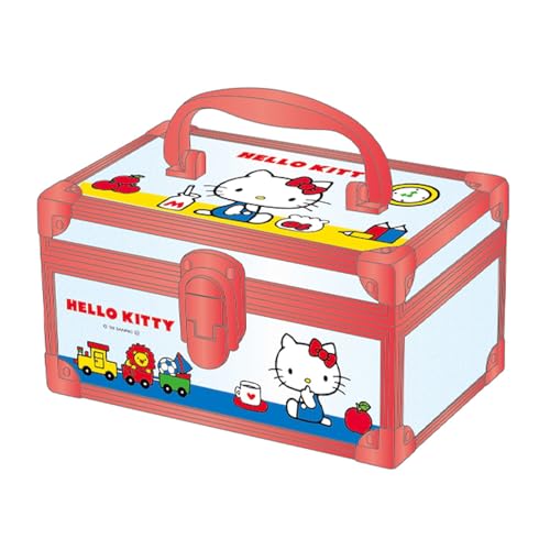 ケイカンパニー(K Company) サンリオキャラクターズ バニティケース ハローキティ レッド CVC6-KTR H9×W16.5×D10.4cm