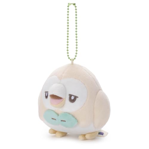 タカラトミーアーツ(TAKARATOMY A.R.T.S) ポケットモンスター ポケピース ファニーフェイス ボールチェーンマスコット モクロー 幅 約10cm