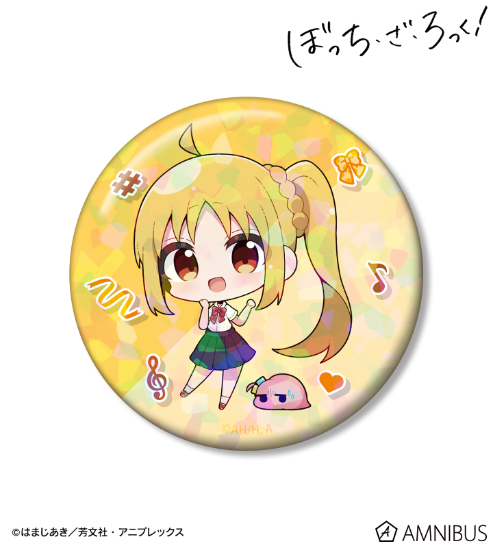むーらんさんイラスト 伊地知虹夏 制服ver. 75mmホログラム缶バッジ