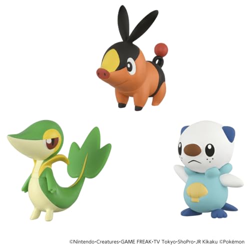 タカラトミー(TAKARA TOMY) ポケットモンスター ポケモン30周年記念 モンコレ旅立ちの3匹セット イッシュ地方