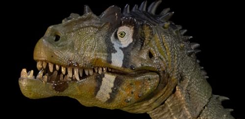 Nanmu 本心楠改 アロサウルス フィギュア 関節可動 可動式 33CM級 肉食 恐竜 リアル PVC+POM プラモデル おもちゃ 模型 置物 完成品 情景セット (170035)