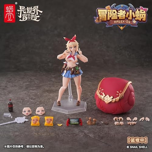 LEBOO 蝸之殻 Snail Shell 1/12 RPG-06 冒険者スネイル 可動フィギュア 塗装完成品