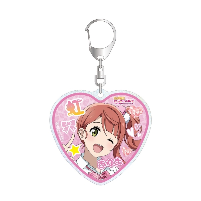 ラブライブ！虹ヶ咲学園スクールアイドル同好会 描き下ろし 上原歩夢 ギャル制服ver. グリッターアクリルキーホルダー