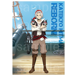 「家庭教師ヒットマンREBORN！」描き下ろし パイレーツ衣装 クリアファイル 02.獄寺隼人
