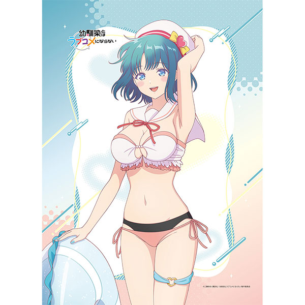 幼馴染とはラブコメにならない 描き下ろし B2タペストリー(水萌汐/マリンセーラー水着)Wスエード