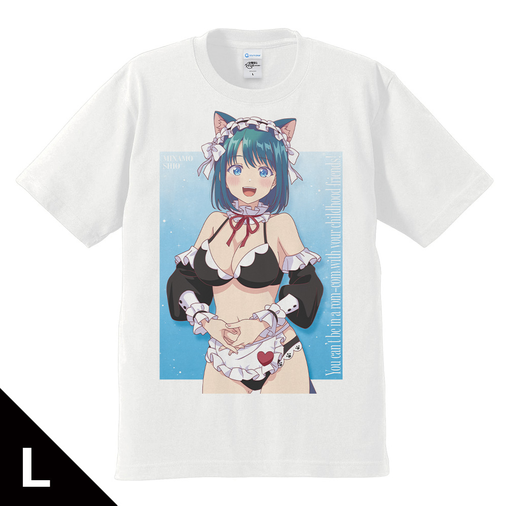 幼馴染とはラブコメにならない_Lサイズ_Tシャツ 水萌 汐 猫耳水着メイドver. 【描き下ろし】