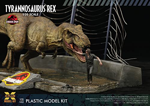エクスプラス(X PLUS) ジュラシック・パーク ティラノサウルス・レックス 1/35スケール 未塗装 未組立 プラスチック モデルキット