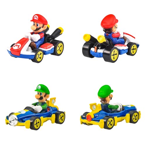 ホットウィール(Hot Wheels) マリオカート アソート 乗り物おもちゃ ミニカー 8台入り BOX販売 3歳から マルチ GBG25-988C