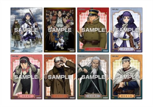 TVアニメ「ゴールデンカムイ」 クリアカードコレクションガム 初回限定版 16パック入りBOX (食玩)