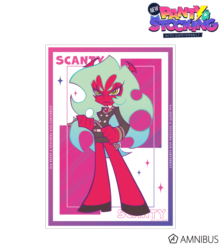 スキャンティ Ani-Art clear label A3マット加工ポスター