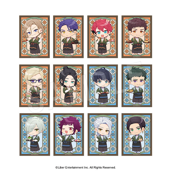 A3!_トレーディングクリアカード 和風カフェ ミニキャラver. TypeB 【OPP袋入/12パック入り】