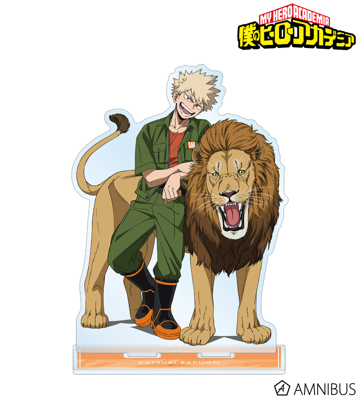 東武動物公園コラボ 描き下ろしビジュアル 爆豪勝己 飼育係ver. BIGアクリルスタンド