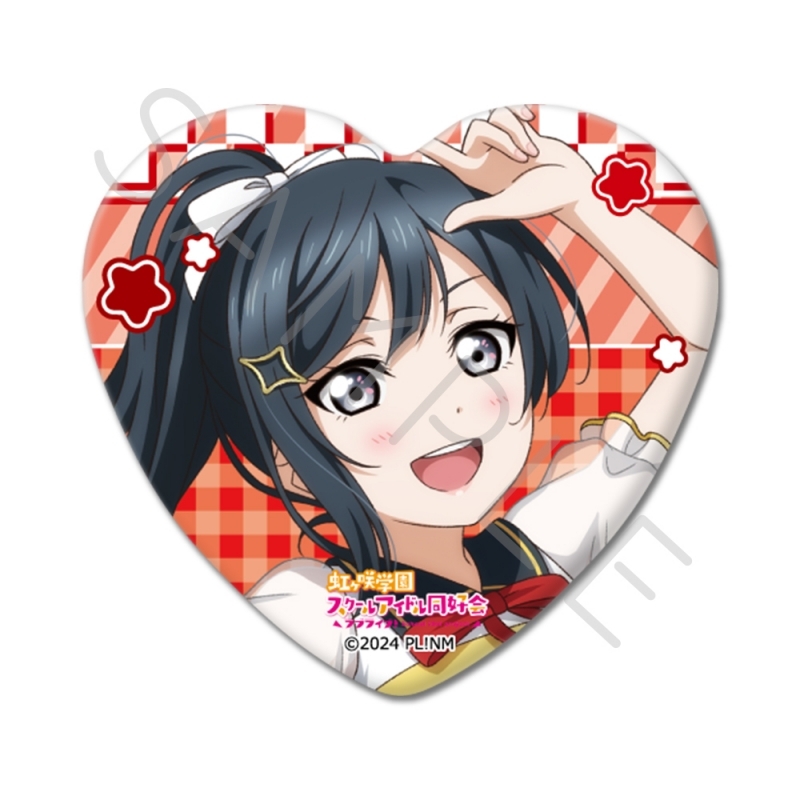 ラブライブ！虹ヶ咲学園スクールアイドル同好会 ハート型缶バッジ G(優木 せつ菜)