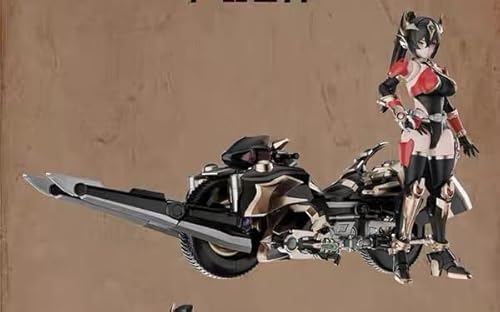 1/12 メガ娘バイク戦騎女神LIA リア 塗装済メカ 機甲 可動 組み立て プラモデル プラスチック製機甲少女ロボットフィギュア アクションモデルフィギュアプレゼント双素体 5形態换装 豊富な武装 高さ16cm YUBO組立キット [並行輸入品]