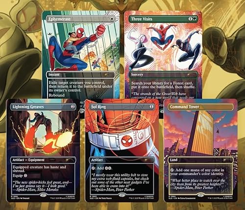 MTG Decks & More 対応スパイダーマン:MTGシークレットレア:シークレットレア×マーベルのスパイダーマン:英雄的行為(ノンフォイル版)