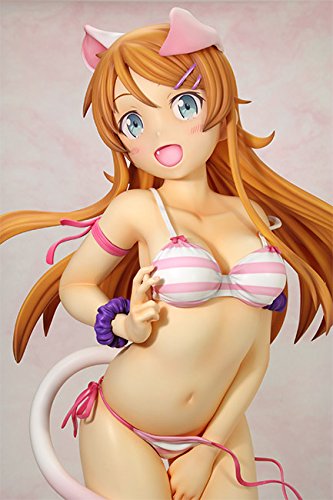 俺の妹がこんなに可愛いわけがない。 スーパーフィギュア 高坂桐乃~ネコミミ水着ver.~やわらかバスト版 (1/2.5スケールPVC塗装済み完成品)