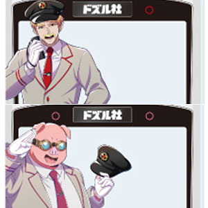 アクリルカード「ドズル社」01/駅員ver. 描き下ろしイラスト 5個入りBOX
