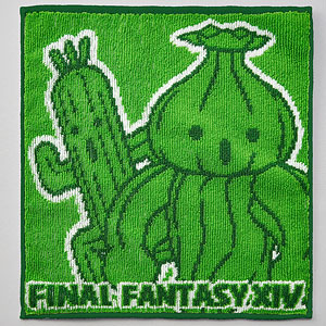 ファイナルファンタジーXIV ハンドタオル サボテンダー＆バレルテンダー