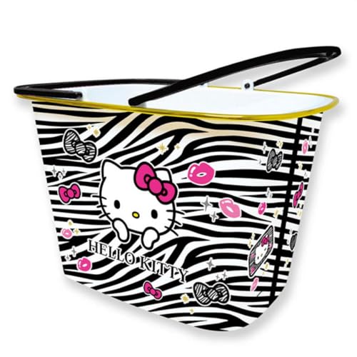 ケイカンパニー(K Company) ハローキティ フリーボックス ゼブラ柄 CFO3-KTZ Ｈ19.5×Ｗ29.7×Ｄ23cm