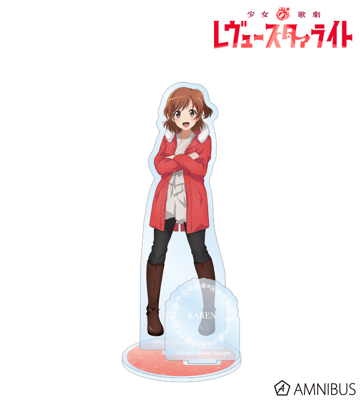 アニメ放送5周年記念 描き下ろし 愛城 華恋 SNOW QUEENver. パーツ付きBIGアクリルスタンド