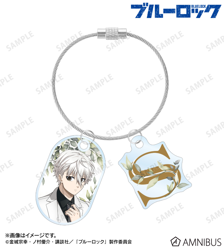 描き下ろし 凪 誠士郎 スーツモデルver. 第2弾 2連ワイヤーアクリルキーホルダー