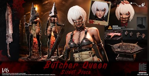 【JEEASS] WANNENG TOYS 1/6 フィギュア ブッチャー女王 素体 ヘッド 服フルセット コスプレ アクション フィギュア WN-002B