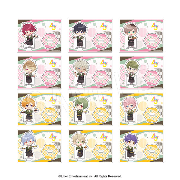 A3!_トレーディングアクリルスタンド 和風カフェ ミニキャラver. TypeA 【OPP袋入/12個入り】