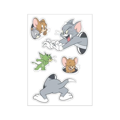 ティーズファクトリー トムとジェリーインテリアステッカー ひょっこり 約H257×W182mm TJ-5545459HY