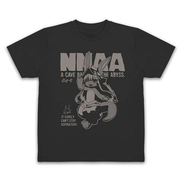 メイドインアビス 烈日の黄金郷 ナナチの「んなぁ～」 ドライTシャツ/BLACK-M[コスパ]《１０月予約》