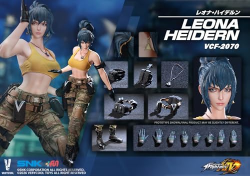 【JEEASS】VERYCOO1/6 フィギュア Leona Heidern 素体 手作植髪 ヘッド 服セット フルセットアクションフィギュア VCF-2070
