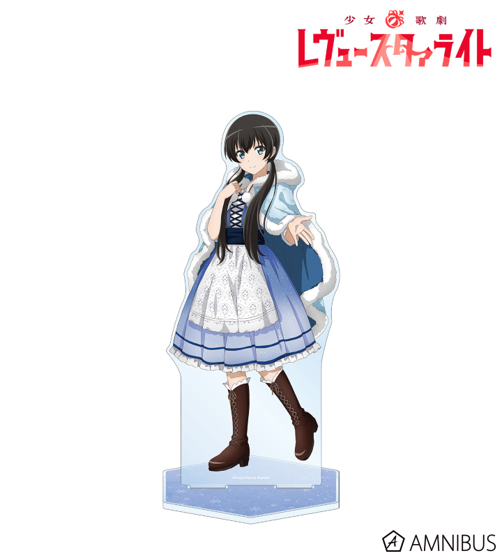 アニメ放送5周年記念 描き下ろし 神楽 ひかり SNOW QUEENver. 特大アクリルスタンド