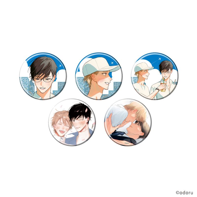 缶バッジ「春のデジャヴに踊れ」01/コンプリートセット(全5種)(公式&描き下ろしイラスト)