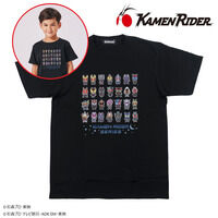仮面ライダーゼッツ＆仮面ライダーシリーズ　デフォルメ　Tシャツ　こども用