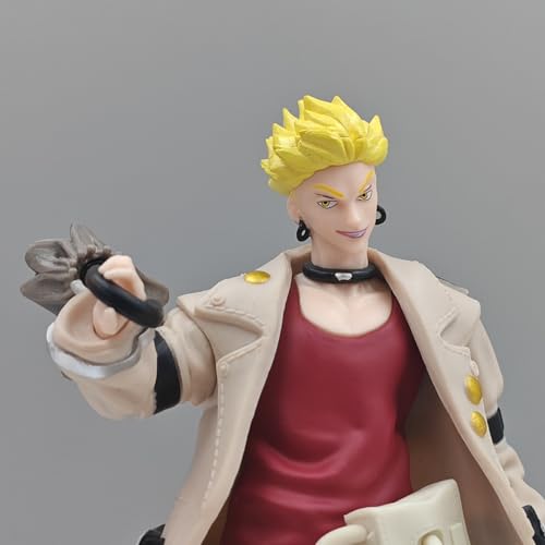 [SENDENG] 20cm フィギュア カートゥーン ゲーム PVC製 ルド シュアブレック ザンカ ニジク 塗装済み 完成品 3D 人形 学生 置物 台座あり 車飾り 誕生日プレゼント 卓上 装飾品 ゲームグッズ テーブルの置物 コレクションし 記念品 (C)