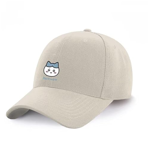 [CHYHDION] ちいかわ 帽子 キャップ 綿 つば広 UVカット 紫外線 日焼け防止 熱中症 軽量 通気性 可愛いおしゃれ 男女兼用 子供 大人オールシーズン アウトドア 通学 旅行 日常 自転車 旅行用 誕生日プレゼント (5) [並行輸入品]