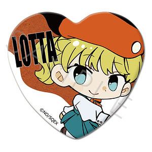 「ACCA13区監察課」 ハート型缶バッジ B(ロッタ)