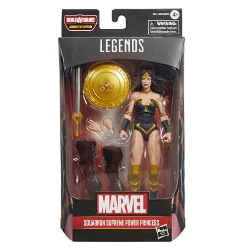ハズブロ（Hasbro）MARVEL マーベル レジェンド シリーズ スコードロン・スプリーム・パワー・プリンセス, コミックス コレクティブル 6 インチ（15 cm）アクションフィギュア F9011 正規品