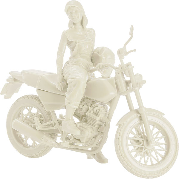PLAMAX MF-103 Rider’s portrait Honda FTR 223 ホワイト 1/20 プラモデル[マックスファクトリー]《１２月予約》