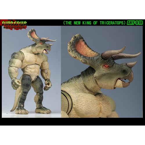 HiPlay AXYTOYS ダイナソー・バトルフィールド トリケラトプス 新王降臨 AXY-020 新王 通常版 可動フィギュア 塗装済み 完成品