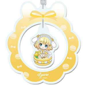 「ご注文はうさぎですか？ BLOOM」 ぷちちょこゆらゆらアクリルキーホルダー シャロ マカロンver.