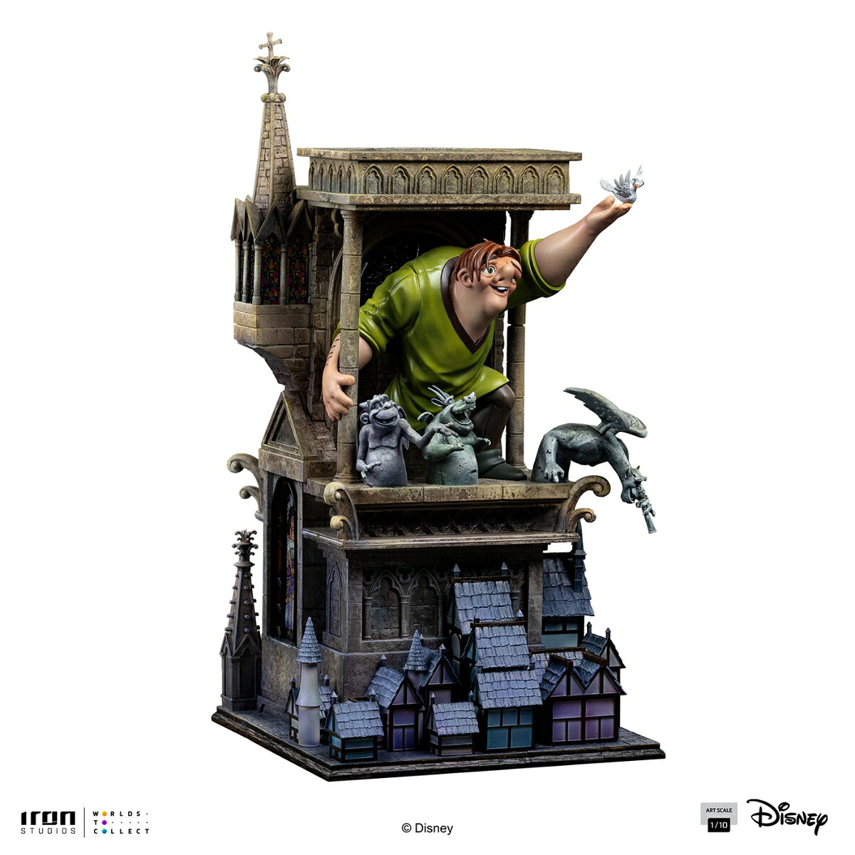 『ノートルダムの鐘』 【アイアン・スタジオ スタチュー】 「アートスケール」 1/10スケール カジモド (フィギュア)【クレジットカード決済限定】