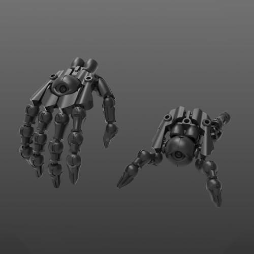 LEBOO 酋長大陸 1/60 3 分計画 ウィザードハンド 分色完成プラモデル 組み立てキット メタリックブラック2 個セット