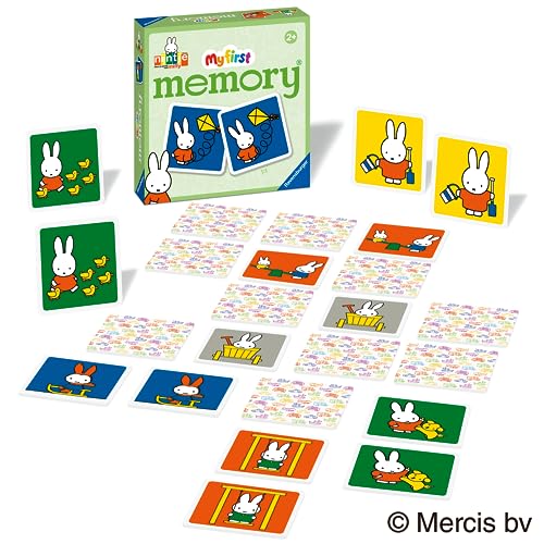Ravensburger（ラベンスバーガー）ボードゲーム ミッフィー マイファースト・メモリー 22348 0 対象年齢 2歳~ 【神経衰弱ゲーム、絵合わせゲーム、知育ゲーム、カードゲーム、プレゼント（誕生日/クリスマス）】