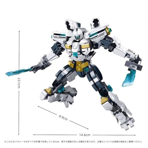 ブロックを組み立てて完成させる可動式ロボットモデルで、遊びながら組立の楽しさを体験できます。ロボット好きの男の子に の玩具です。 (フローズンプロテクター)