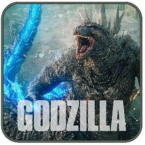 ゴジラ(2023)リアルグラフィックミニタオル(B)