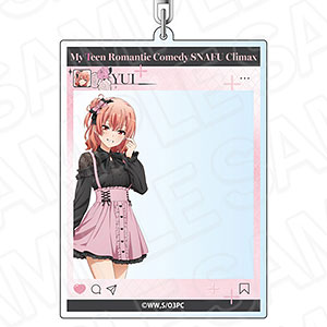「やはり俺の青春ラブコメはまちがっている。完」 SNS風アクリルキーホルダー 由比ヶ浜結衣 サブカルファッション
