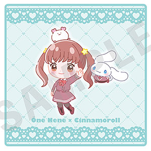 ちゃおヒロインズ×サンリオキャラクターズ ミニタオル 大根ねね×シナモロール