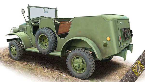 1/72 米・ダッジWC-6/WC-15/WC-23 コマンドカー・移動指揮車 プラモデル